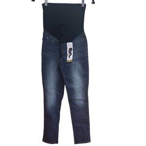 Women's NWT Levi's Signature Maternity Ankle‎ Jeans Skinny Medium Wash Denim XS